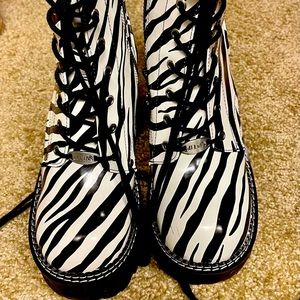 Delia boots by Dolls Kill